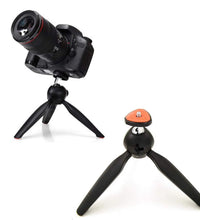 Close-up of mini tripod stand