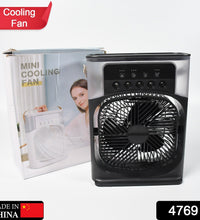 Desk fan with air conditioning function