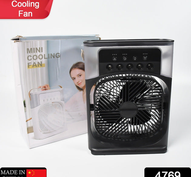 Portable Air Conditioner Fan - Personal Desk Cooling Fan (Battery Not Included)