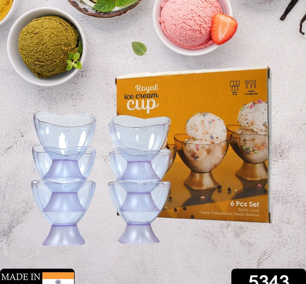 Plastic dessert bowls set