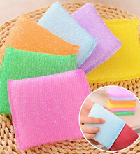 Scratch-proof scrubber pads for kitchen, pack of 12, ideal for gentle cleaning.