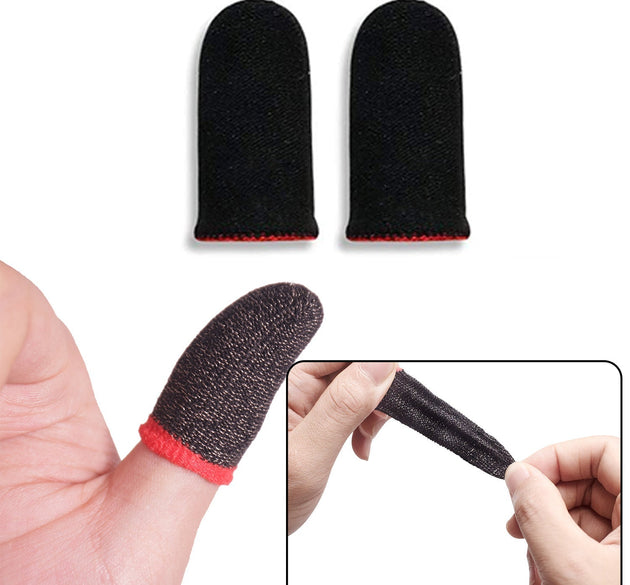 Thumb & Finger Sleeve for Mobile Game, Pubg,Cod,Freefire (1Pair only)