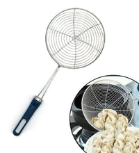 Deep fry strainer with mesh