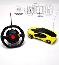 Attractive remote control car for children.