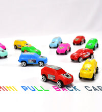 Multicolor pull and push car set