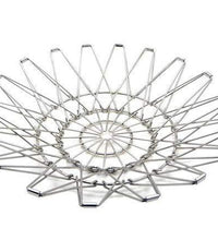 Durable stainless steel wire bowl for dining and kitchen