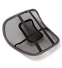 Back rest with lumbar support for comfortable seating.