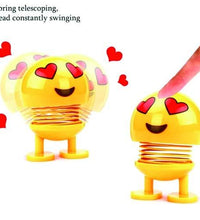 Emoticon smiling face spring figure