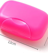 Soap dish with cover for travel