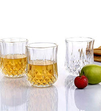 Transparent unbreakable plastic glasses set