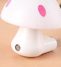 Multicolor night sensor mushroom lamp.