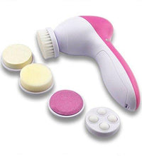 5-in-1 body and facial massager in pink.