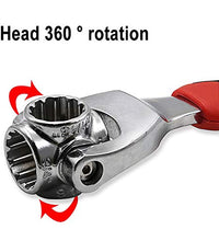 Swivel head tool with various socket sizes