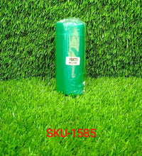 Compact biodegradable green garbage bags for responsible disposal.