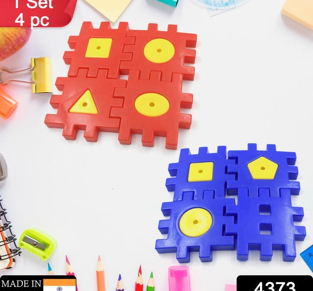 Colorful digital building blocks for kids