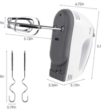 Hand electric mixer with efficient attachments