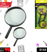 Real glass magnifier, breakage-proof design