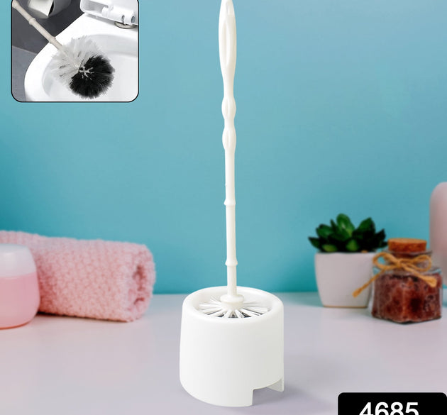 Toilet Brush with Holder Stand, Toilet Brush Set Toilet Cleaning Brush Household, Bathroom Cleaning Tools