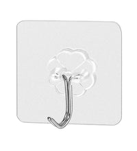 Multipurpose adhesive hooks made of stainless steel for secure hanging