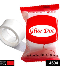 Glue dots on a roll used for various celebrations