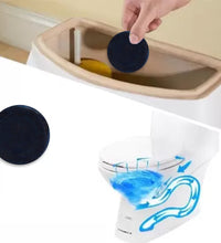 Toilet cleaner flush tab in ocean blue, 100 grams