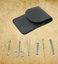 6-in-1 professional nail care kit with scissors