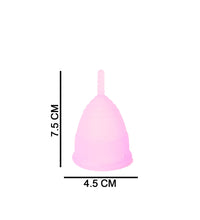 Eco-friendly reusable menstrual cup for women and girls