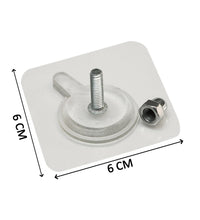 Durable adhesive wall hook for reliable use