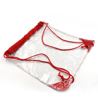 Clear waterproof pouch for various activities, including travel and beach.