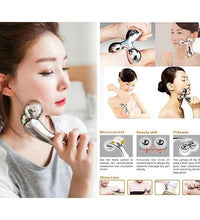 3D facial roller massager for smooth skin.