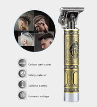 Hair trimmer with ergonomic design and adjustable blades