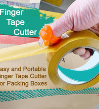 Finger tape cutter for boxes