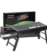 Portable BBQ grill set for outdoor and home use.