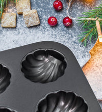 6 slot non-stick muffin and cupcake tray