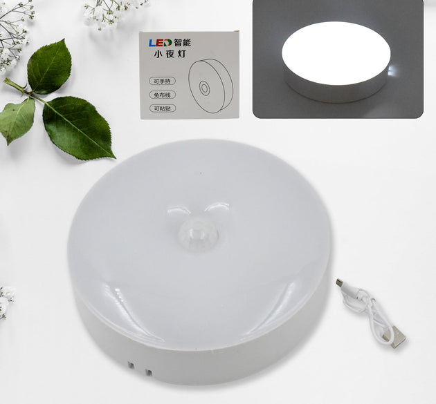 Round Shape 8 LED Motion Sensor Induction Led Light