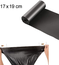 Black garbage bag (17 x 19 inches) for waste management.