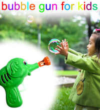 Bubble gun with easy press handle