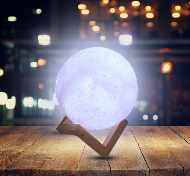 Moon Night Lamp with Stand