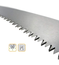 Sturdy folding saw for outdoor use.