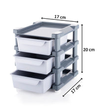 Practical 3 layer drawer organizer for efficient storage of cosmetics and accessories