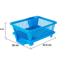 Brown boxed plastic dish drainer rack for drying kitchenware