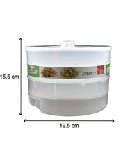 Durable sprout maker for home use, ideal for blending drinks and making sprouts.