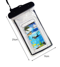 Water-resistant mobile phone cover pouch, ideal for protecting devices from water.