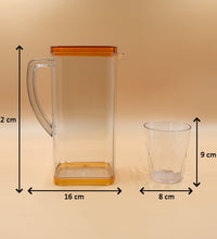 Multipurpose glass jug for storing and serving various beverages, from milk to juice.