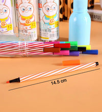 Case for Minions sketch pens, highlighting the design and arrangement of pens.