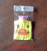 Yellow duck shaped hot water bag for menstrual cramps, neck and shoulder pain