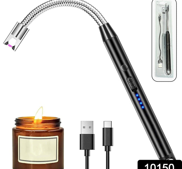 Lighter Long Flexible Electric Arc USB Rechargeable Windproof Flameless Electronic Smoking Plasma Lighters