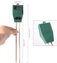 Soil meter for pH and moisture level measurement.