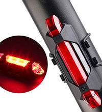 Bright red front LED light for bicycles, waterproof.