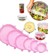 Silicone stretchable lids for various containers